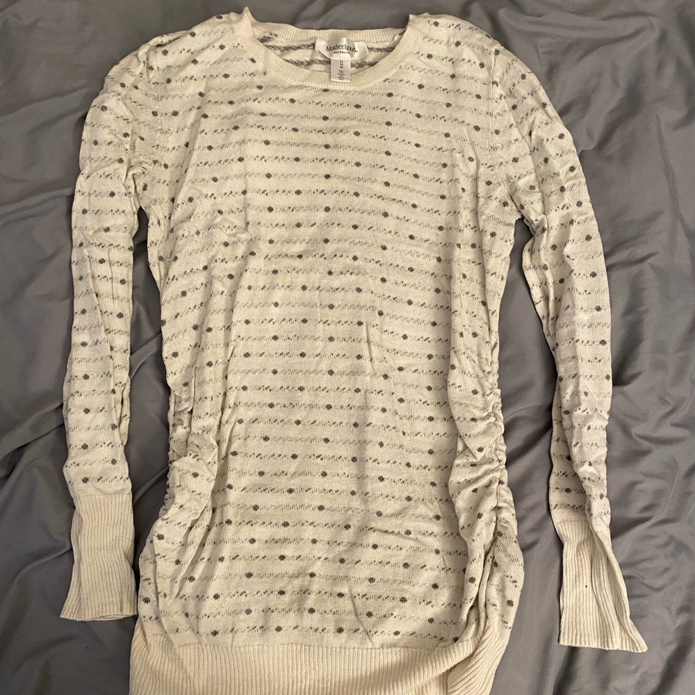 Motherhood Maternity Striped Sweater